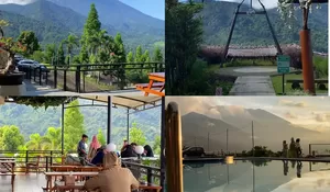 Kafe Puncak Ini Pemandangannya Kaya Lukisan, Unreal Abis! Kalau Nongki di sini Jam Berapa Aja Viewnya Cakep Terus!