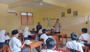 Polres Metro Depok Edukasi Pelajar SMP Muhammadiyah Cisalak
