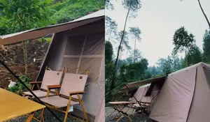 Cuma Bawa Badan Aja Sekarang Kamu Bisa Glamping Ala Korea di Guci Garden!