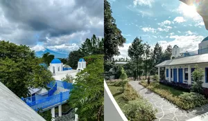 Staycation Ala Santorini di Hotel Cigwa Wisata Bogor, Apalagi dengan View Pegunungan yang Indah!