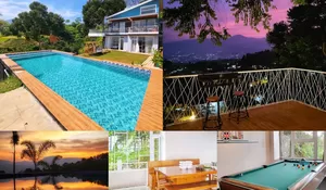 Liburan Keluarga Besar di Villa Melayang Puncak dengan Disuguhi Pemandangan Pegunungan, Kapasitas Luas Hingga 40 Orang!