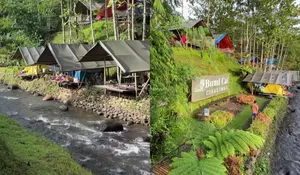 Semakin Nyaman Camping Keluarga di Bumi Cai Cisalimar! Fasilitas Super Lengkap dengan Suasana Pinggir Sungai yang Syahdu