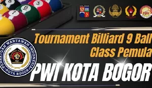 Meriahkan HPN, PWI Kota Bogor Gelar Turnamen Billiar