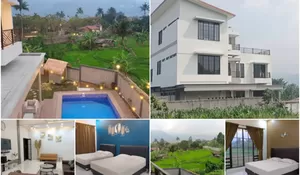 Cocok Buat Rombongan dengan Fasilitas Lengkap Kapasitas 30 Orang! Villa Adiba Puncak Ini Disuguhi Pemandangan Gunung dan Sawah