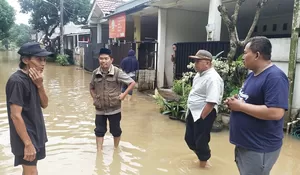 Pompa Air Perumahan Villa Pamulang di Pondok Petir Cekatan Antisipasi Banjir