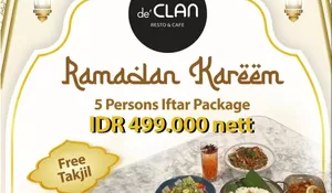 Cari Tempat Bukber di Depok? Ke De’Clan Cafe Resto Aja, Hadirkan Paket Spesial Ramadhan Ber-5 yang Buat Bukber Makin Asik!