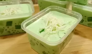 Manis dengan Kuah Creamy dari Buko Pandan Ini Semakin Enak Dimakan Dingin, Cocok untuk Buka Puasa!