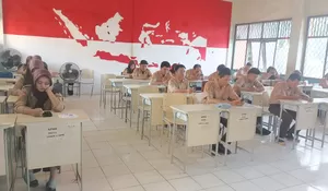 Di Tengah Puasa, 466 Siswa SMKN 2 Depok Laksanakan PSAJ