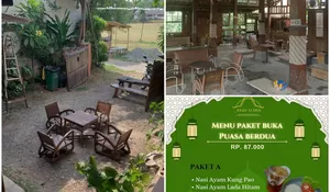 Bukber Makin Seru di Joglo Teduh! Bisa Nikmati Suasana Sejuk Ala Rumah Jogja dengan Paket Menu Spesial Ramadhan