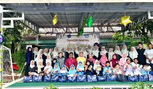 Penutupan Rangkaian Kegiatan Ramadan SDN Baktijaya 3 Depok : Santuni 63 Yatim Duafa, Bukber Ratusan Siswa