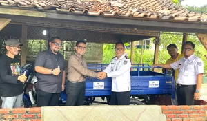 Keren! Rumah Maggot Duren Seribu Depok dapat Bantuan Germo