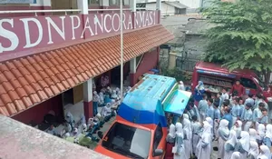Hadirnya Perpustakaan Keliling di SDN Pancoranmas 1 : Semangat Membaca, Dongkrak Literasi Siswa Siswi