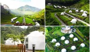 Suasana Syahdu dan Panorama Alam yang Mempesona dari Glamping Dome Ini Cocok Jadi Tempat Honeymoon Romantis!