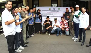 Kompak Jaga Depok Tetap Aman dan Nyaman, 8 Ormas Tanda Tangan Nota Kesepahaman : Tolak Aksi Premanisme!