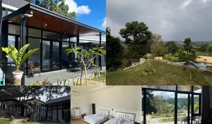 Villa Sereni Tea, Penginapan Cantik di Puncak dengan View Gunung, Rooftop Estetik, dan Kapasitas Hingga 35 Orang!