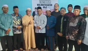 Ajang Silaturahmi dan Penguatan Diri, Ketua Umum FS DKM Jabodetabek Agus Alian Laksanakan Tasyakuran Walimatussafar Haji