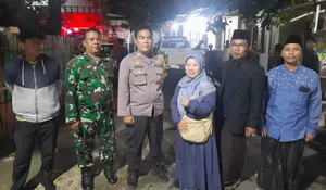 Apratur Kelurahan Serua Gercep Bantu Rumah Warga yang Kebakaran, Ini Unsur Terlibat dan Bantuannya