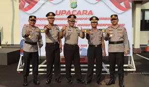 Personel Polres Metro Depok Naik Pangkat, Salah Satunya Eks Komandan Tim Jaguar
