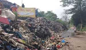 Ngeri! Over Kapasitas, TPA Galuga Cibungbulang Bogor Langganan Longsor