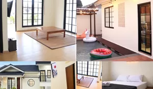 Villa Puncak Ala Jepang yang Estetik Kapasitas Lengkap, Cocok Untuk Liburan Keluarga!