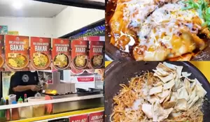 Sensasi Makan Mie Pedas yang Dibakar di Atas Cobek Unik Banget di Depok!