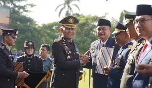 Polres Bogor Tebar Penghargaan di HUT ke-79 Bhayangkara , Bupati Rudy Susmanto jadi Tokoh Pengayom Sinergitas