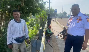 Berbahaya! Pagar Pengaman Jalan di Lingkar Stadion Pakansari Bogor Dicuri