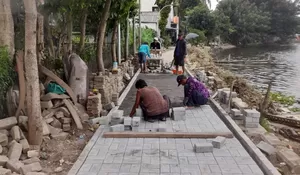 Jogging Track Situ Tujuh Muara Depok Direvitalisasi