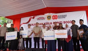 Gebyar Pelayanan Publik Semarak Kemerdekaan Dibuka di Cileungsi Bogor, Ini Kata Bupati Rudy Susmanto