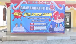 HUT RI ke 80, RW5 Kelurahan Duren Mekar Konsisten Donor Darah Selama Empat Tahun Berturut-turut