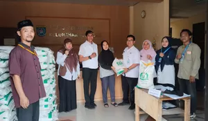 Berlangsung Selama Sepekan, 660 Warga Kelurahan Cinangka Diguyur Bapang Beras 10 Kilogram