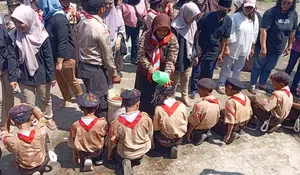 Pramuka Penggalang SDN Mekarjaya 20 Dikukuhkan, Ini Pesan Pentingnya