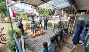 Mengintip Langkah Damkar Bojongsari Depok Cegah Kebakaran : Edukasi Anak PAUD, Kenalkan APD Hingga Fire Extinguisher