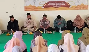 Hangatnya Jumat, Ratusan TP PKK Kelurahan Panmas Gelar Pengajian Rutin Bulanan