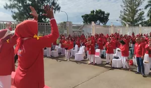 Ratusan Lansia Ikuti Senam Pernafasan yang digelar KBI dan KORMI Kabupaten Bogor