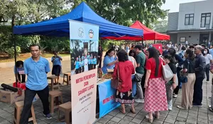 Keren! Produk Warga Binaan Lapas Cibinong Diminati Umat Gereja Katolik Paroki Cibubur