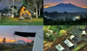 Baru di Puncak! Pandita Coffee and Camp, Tempat Camping Nyaman Plus Coffee Shop dengan Panorama Gunung Buat Liburan Makin Betah