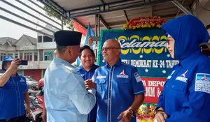 Walikota Supian Suri Yakin dan Dukung Partai Demokrat Raih Minimal Delapan Kursi di Pileg Mendatang