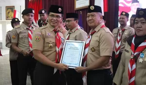 Raih Akreditasi A, Gugus Depan Pramuka Lapas Cibinong Raih Prestasi Membanggakan Muscab XVII Kwarcab Bogor