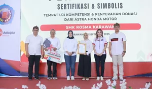 Perkuat Komitmen Dunia Vokasi, Honda Resmikan Pos AHASS TEFA Ketiga di Karawang