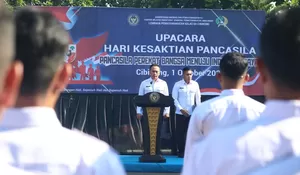 Momentum Teguhkan Nilai Persatuan, Lapas Cibinong Gelar Upacara Bendera Peringatan Hari Kesaktian Pancasila