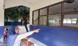 21 Ruang Kelas SMPN 28 Depok Direhab Sebulan, Pembelajaran Dilakukan Jarak Jauh