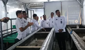 Rutan Depok Kunjungan Kerja ke Lapas Cibinong : Bahas Program Dapur Sehat dan Budidaya Maggot 