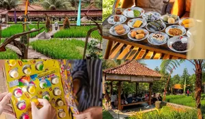 Syahdunya Ngopi di Sawah, Tempat Nongkrong di Puncak dengan Pasar Jajanan Tradisional dan Nuansa Pedesaan Asri Ala Ubud!