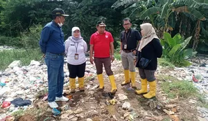 Cegah Tumpukan Sampah jadi TPS, Kelurahan Serua Depok Mulai Dari Pembersihan Sampah Organik dan Non Organik