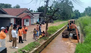 Kelurahan Pondok Petir Depok dan Desa Curug Tangsel Kolaborasi Cegah Banjir, Normalisasi Dua Pintu Air