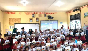 TP PKK Kelurahan Curug Depok Tanamkan Pelestarian Lingkungan di SDN Curug 1 : Calon Generasi Emas, Berikan Rasa Kasih Sayang