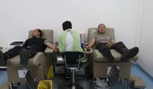 HUT Humas Polri ke 74, Puluhan Anggota Polres Metro Depok Sumbang Darah