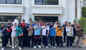 Keliling Wilayah dan Rutinkan Olahraga setiap Jumat, Camat Pancoranmas Ajak Warganya Manfaatkan Potensi Wilayah yang Dulu Jadi Pusatnya Depok