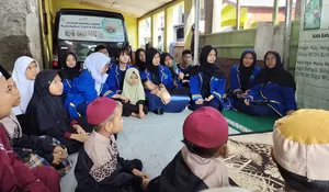 Tingkatkan Kepedulian Sosial Siswa, OSIS SMPN 26 Depok Kembali Laksanakan Dumlima di Yayasan Panti Asuhan Yatim dan Dhuafa Afdholul Umuur Depok